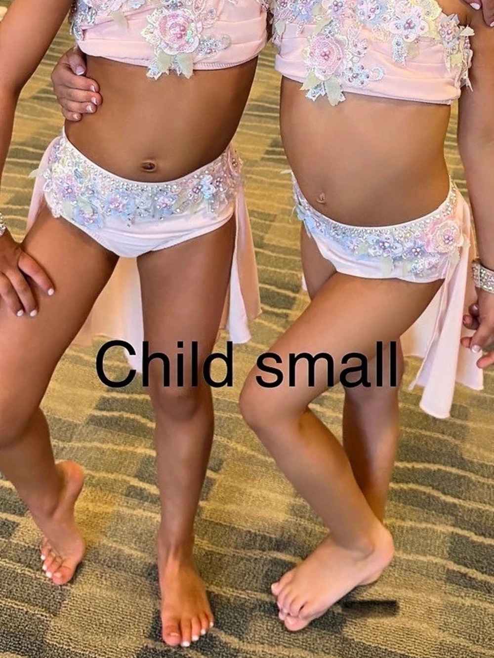 Girls Small Pink Dance Costume Like New